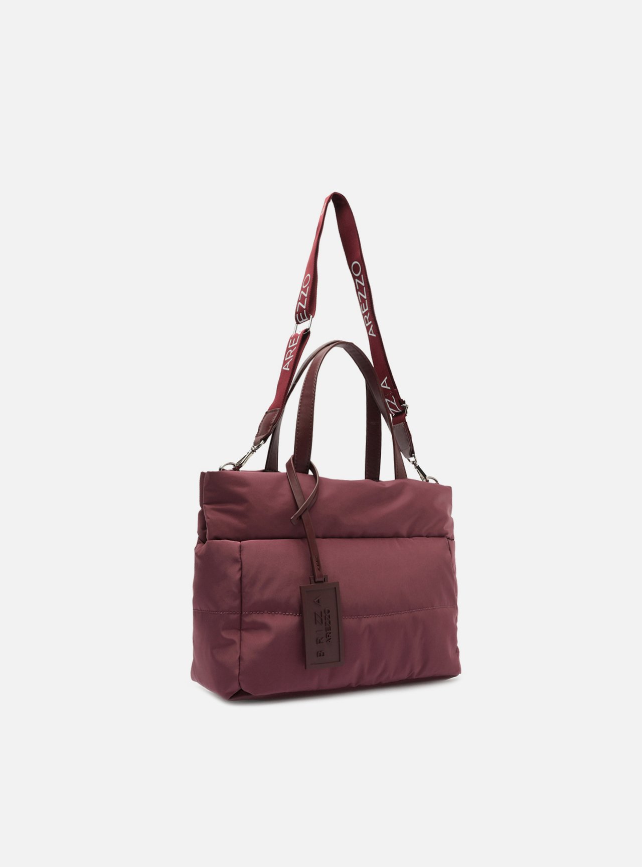 Bolsa Tiracolo Bordô Nylon Gigi Pequena — foto 5