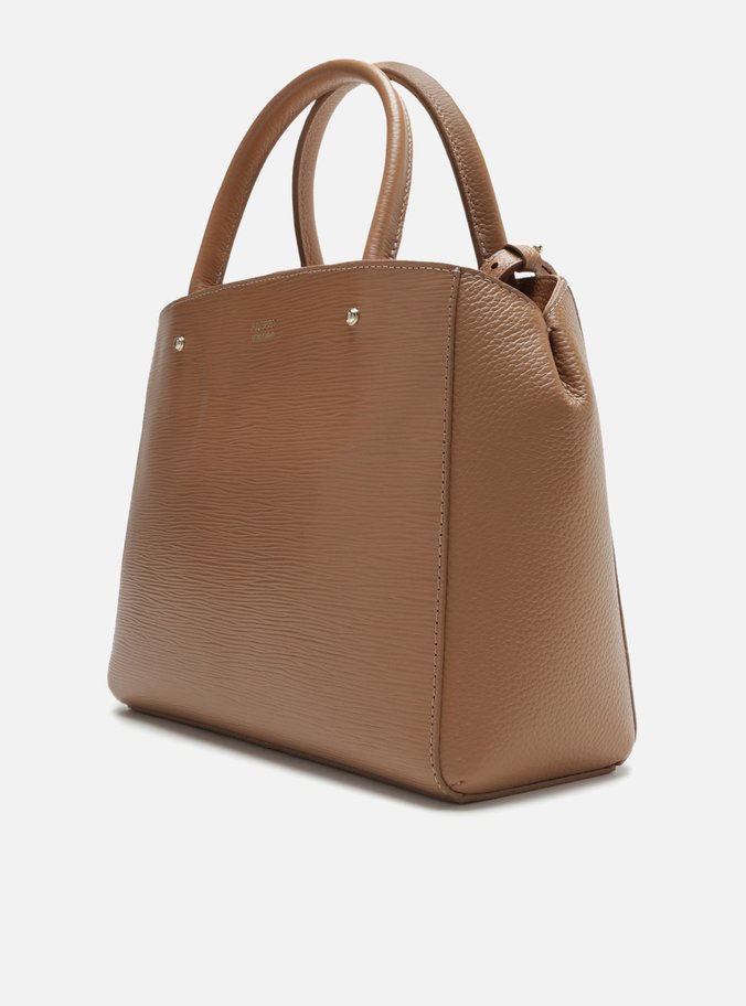 Bolsa Couro Tote Média Bella Natural Peach