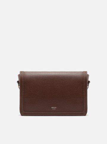 Bolsa Tiracolo Marrom Média