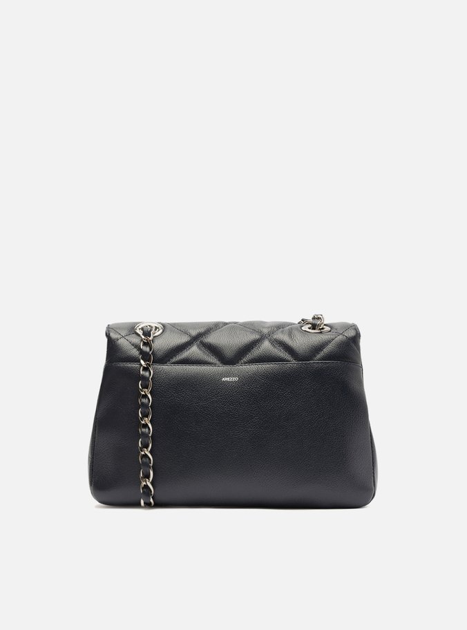 Bolsa Tiracolo Azul Couro Mizz Média