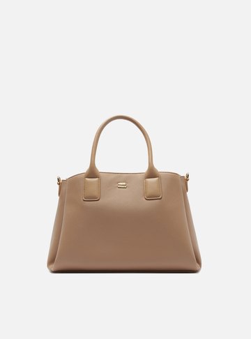 Bolsa Tote Marrom Média