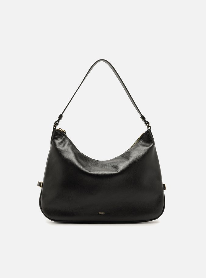 Bolsa Hobo Marrom Média Fivela Metais