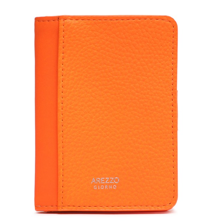 Porta Cartões Laranja Neon Tina