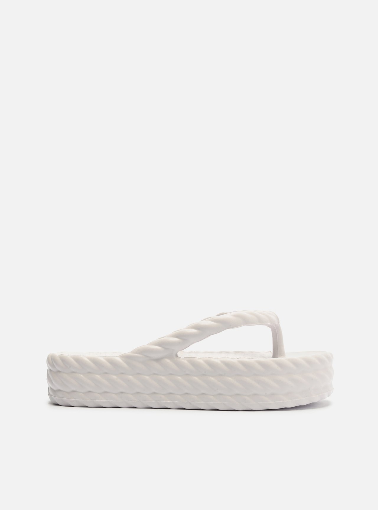 Sandália Branca Flatform Marrocos Mid — foto 1