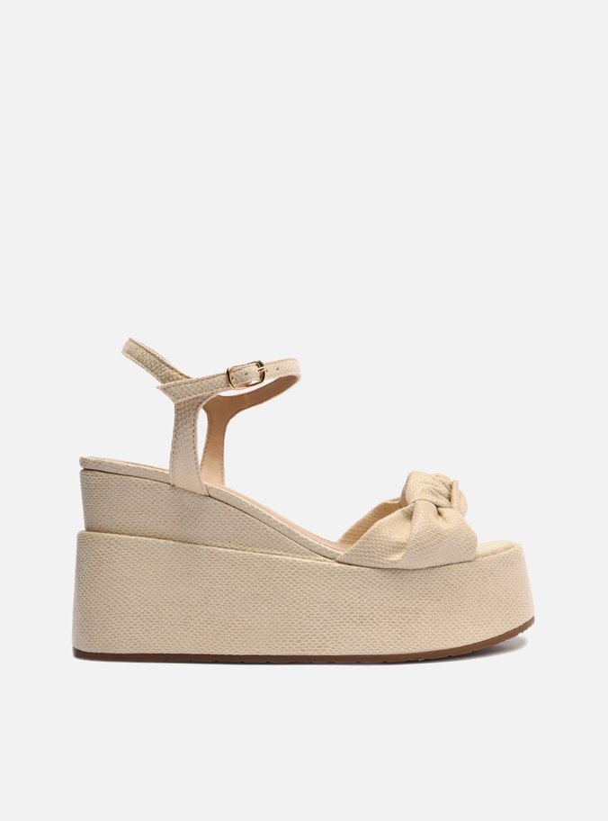 Sandália Off-White Snake Plataforma Aurora