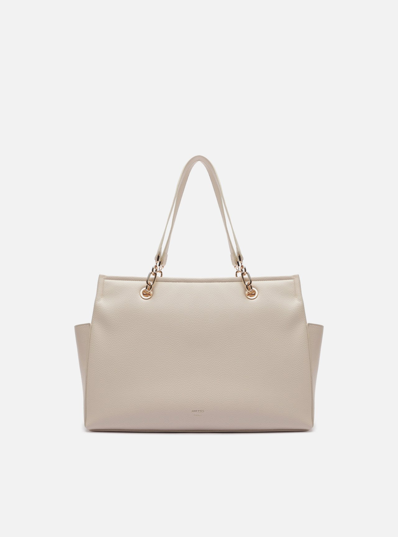 Bolsa Shopping Off White Grande Metais — foto 1