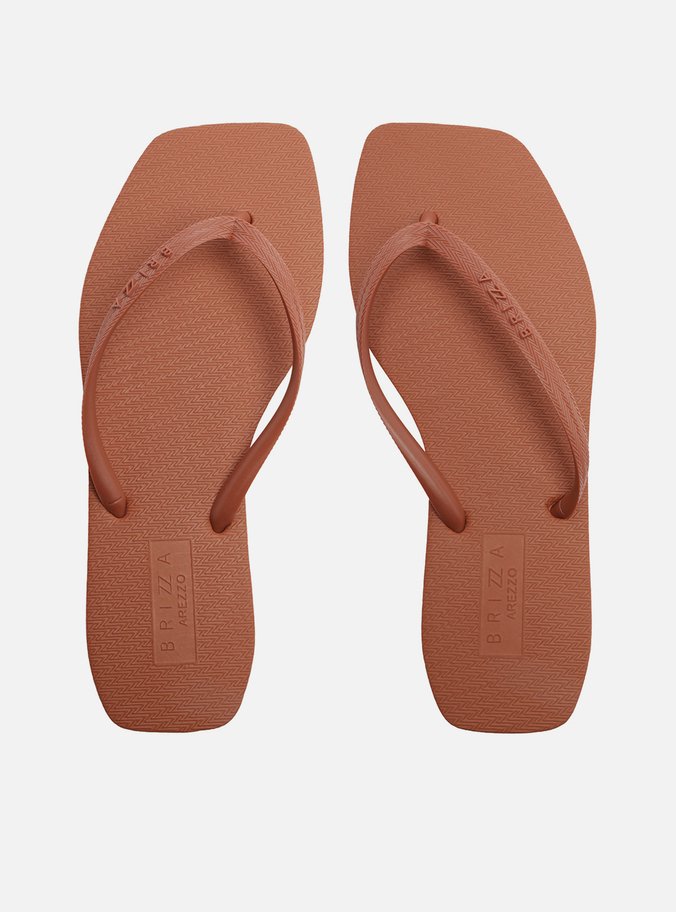 Chinelo de Dedo Terracota Básico Square Brizza