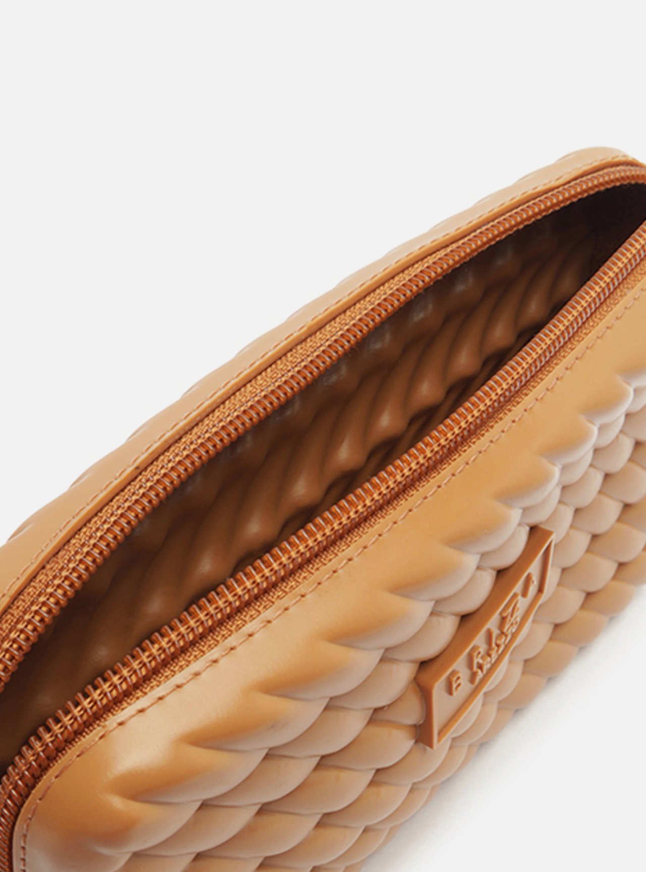 Bolsa Clutch Marrom Pequena Tressê Brizza — foto 3