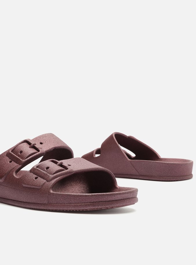 Slide Vinho Metal Tiras Lua Brizza