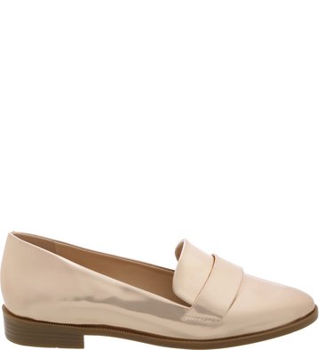 Mocassim Espelhado Rose