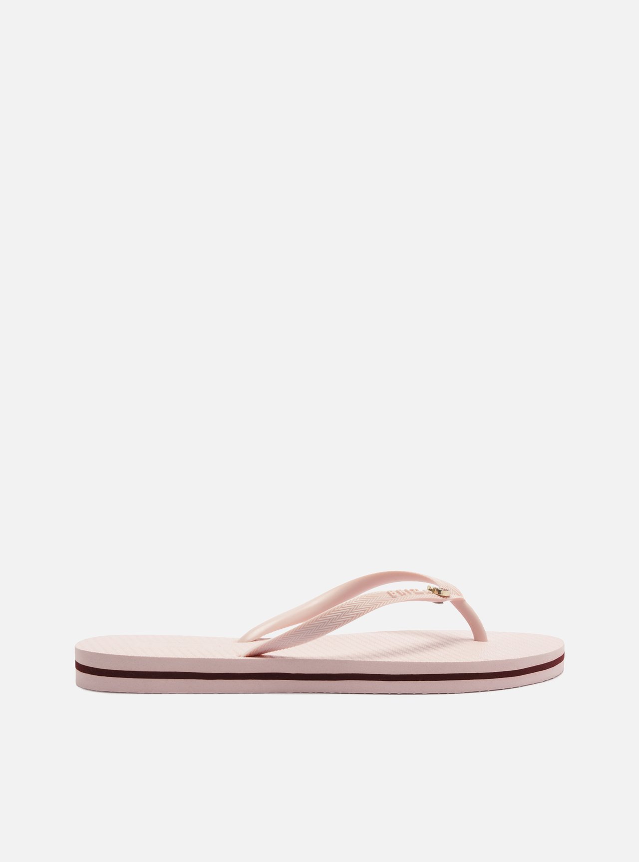Chinelo de Dedo Rosa Flatform Metais Brizza — foto 3