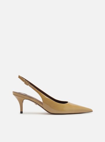 Arezzo — Scarpin Nude Salto Fino Slingback