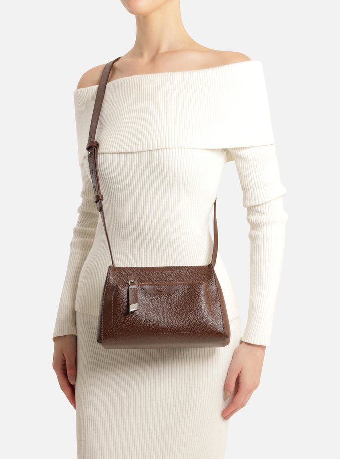 Bolsa Tiracolo Marrom Escura Emilly Pequena