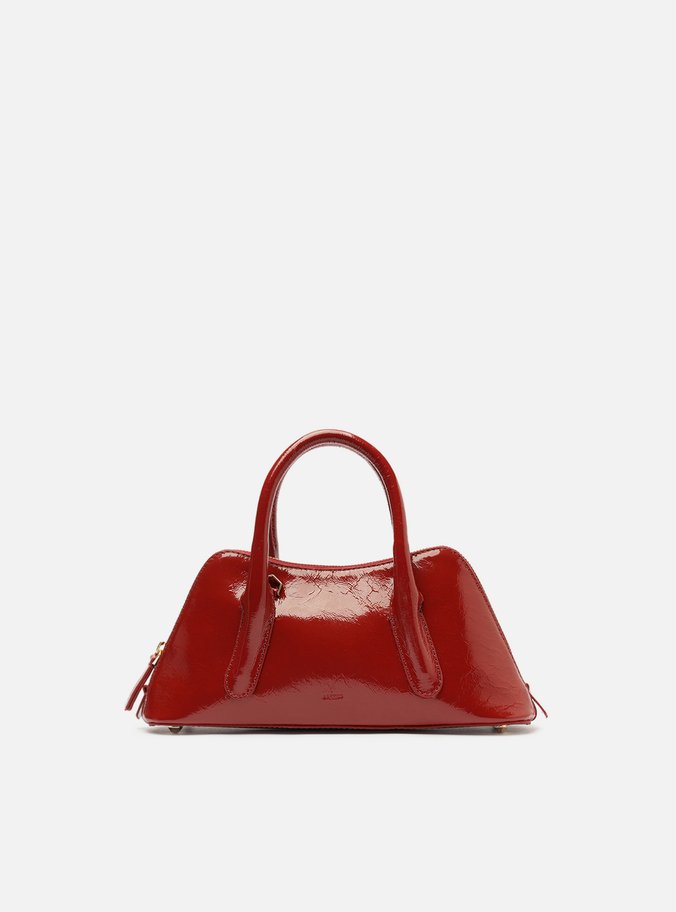 Bolsa Tote Vermelha Couro Média Modern