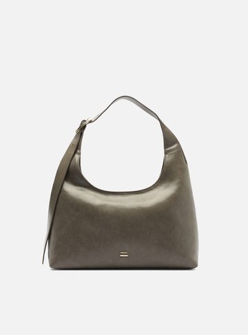 Bolsa Shoulder Cinza Média