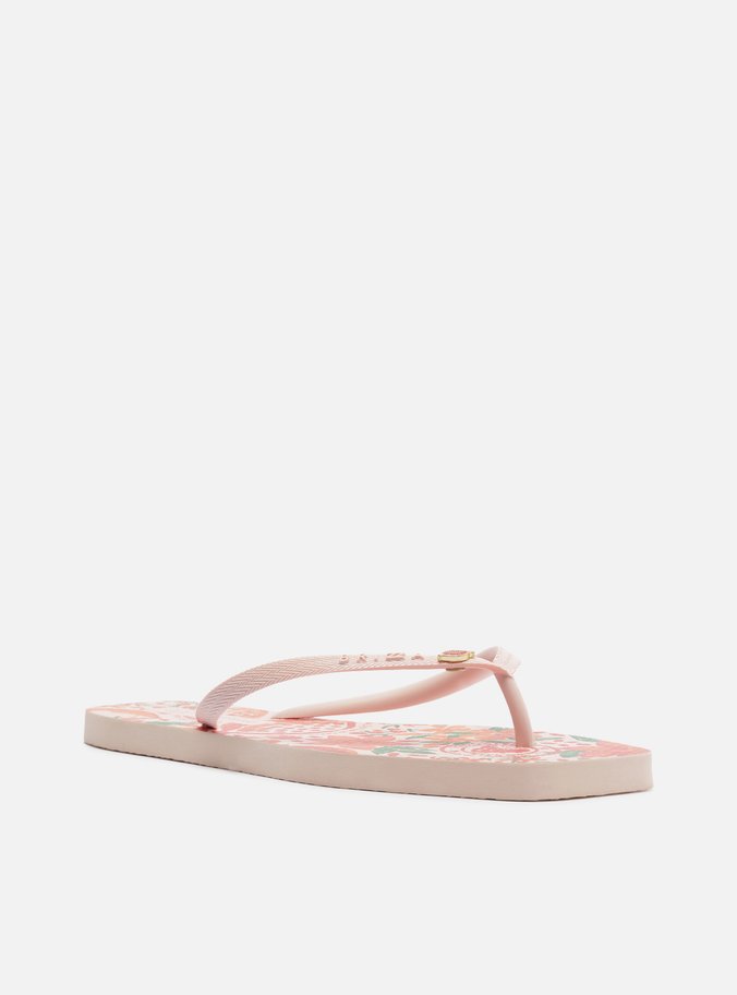 Chinelo de Dedo Rosa Collab Loccitane