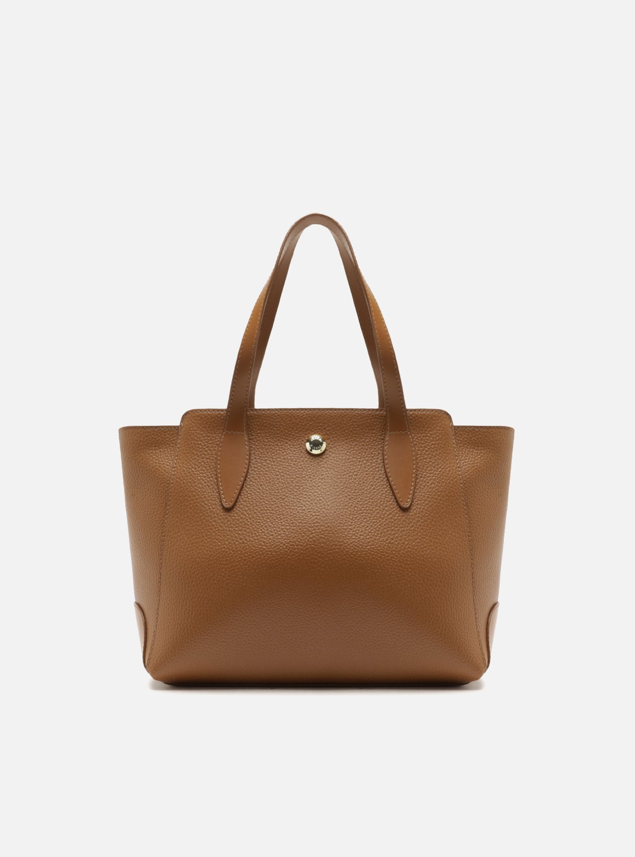 Bolsa Tote Marrom Média Metais — foto 1