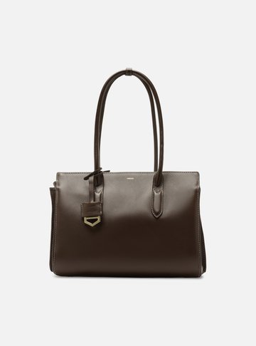 Arezzo — Bolsa Tote Marrom Couro Media