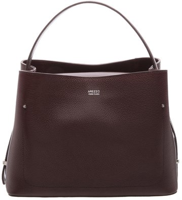 Bolsa Tote Letizia Couro Grande Fatto Bordo