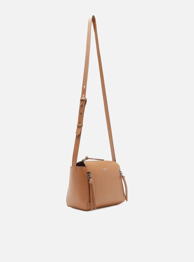 Bolsa Tiracolo Marrom Média