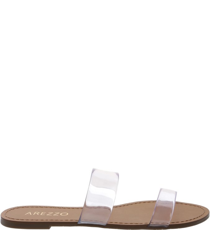 Chinelo Transparente e Nécessaire Cristal