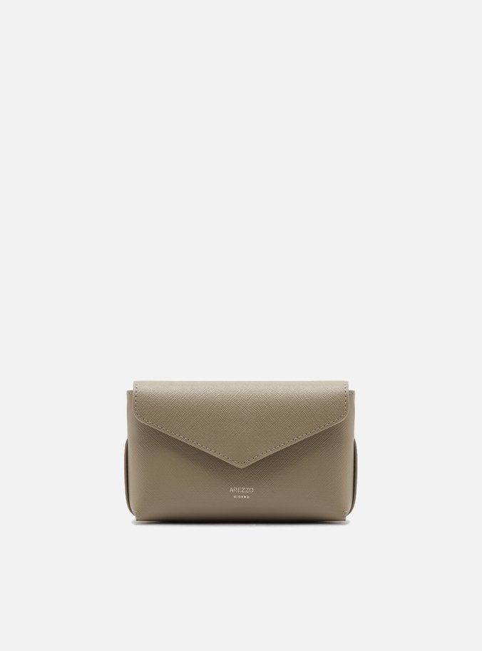 Bolsa Tiracolo Cinza Pequena Envelope