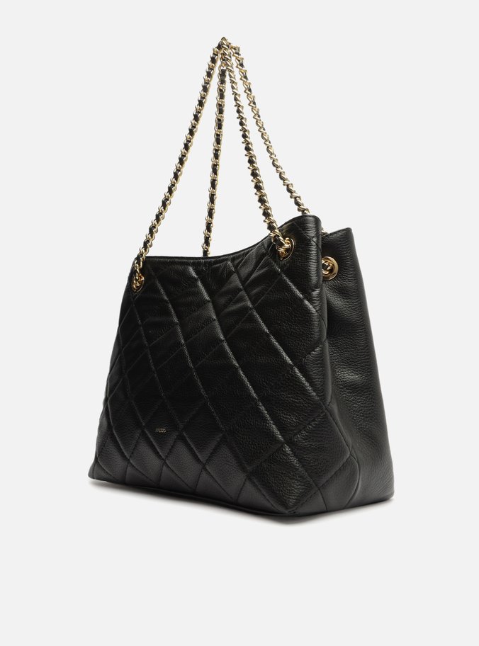 Bolsa Preta Tote Média
