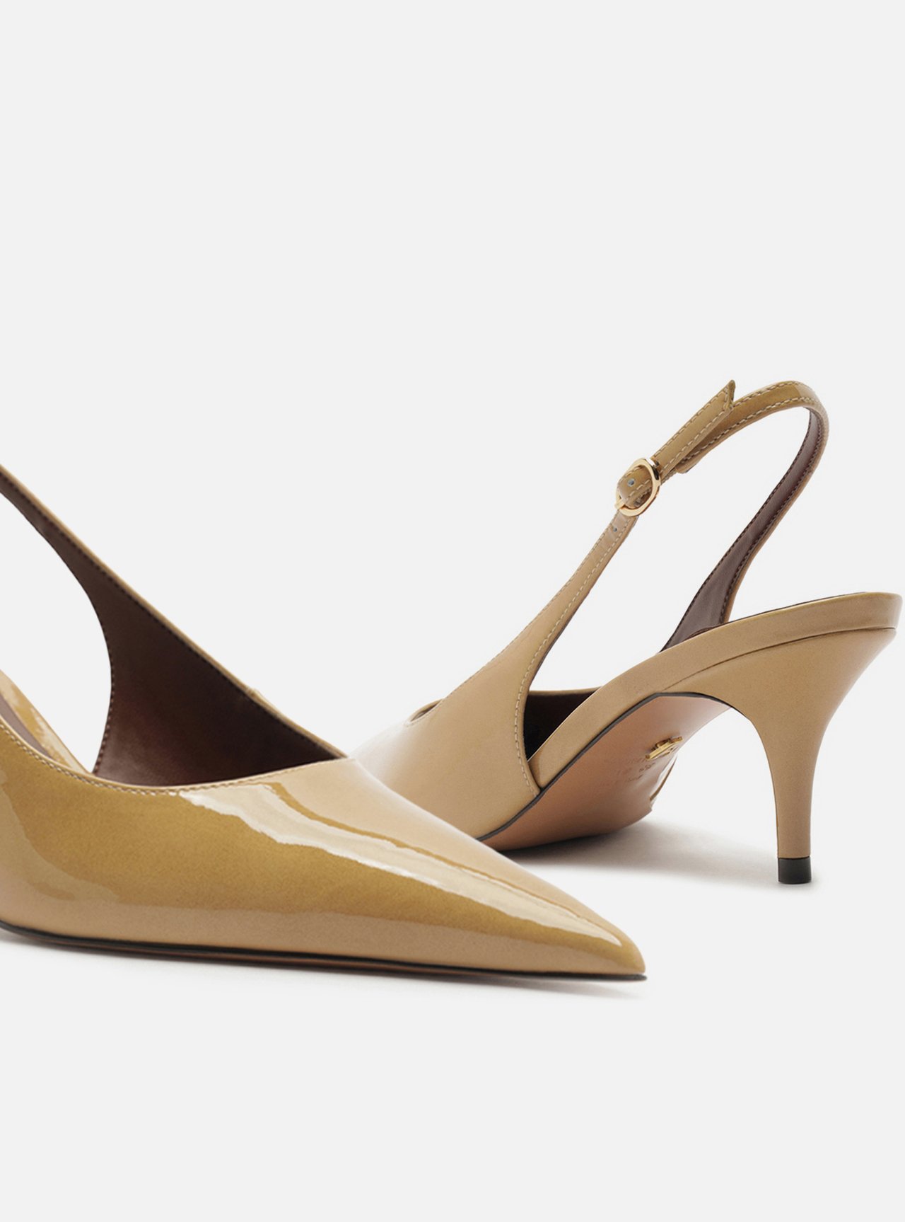 Scarpin Nude Salto Fino Slingback — foto 4