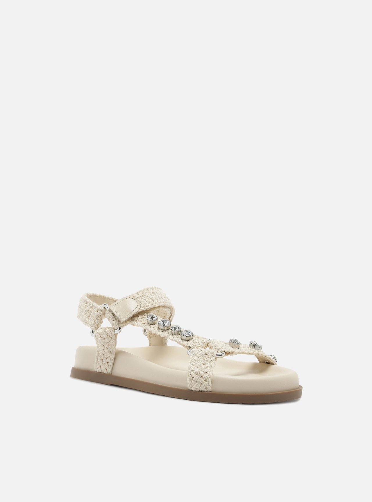 Sandália Off-White Flatform Bordada Mykonos — foto 2