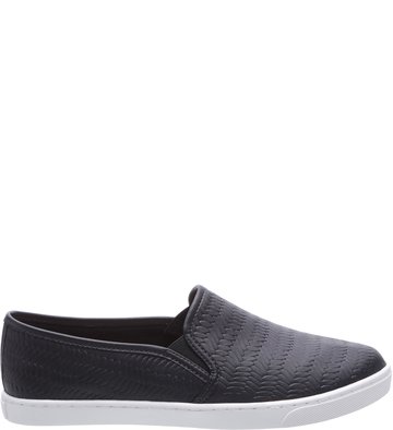 Slip On Textura Palha Preto