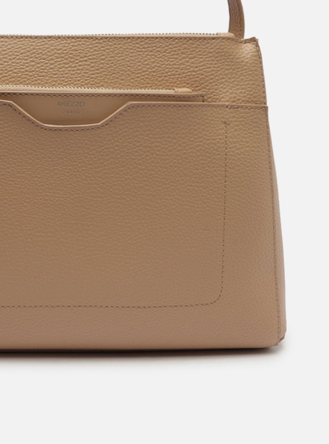 Bolsa Tote Nude Emilly Grande