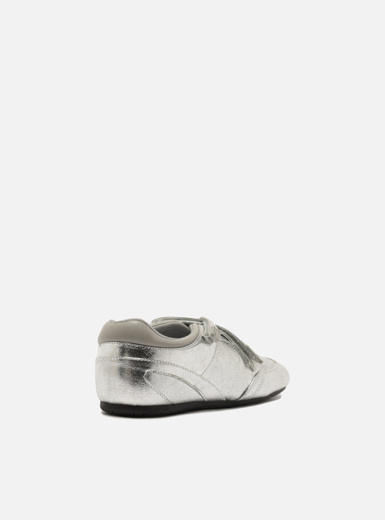 Tênis Slip On Prata Tiras Velcro — foto 4