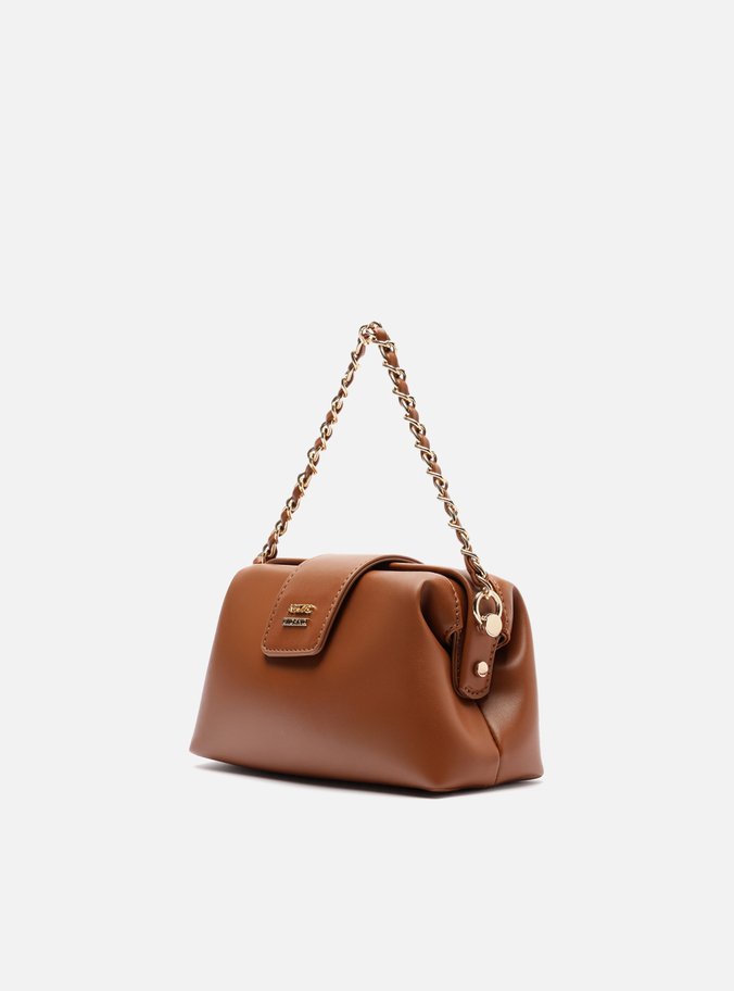 Bolsa Tiracolo Marrom Pequena