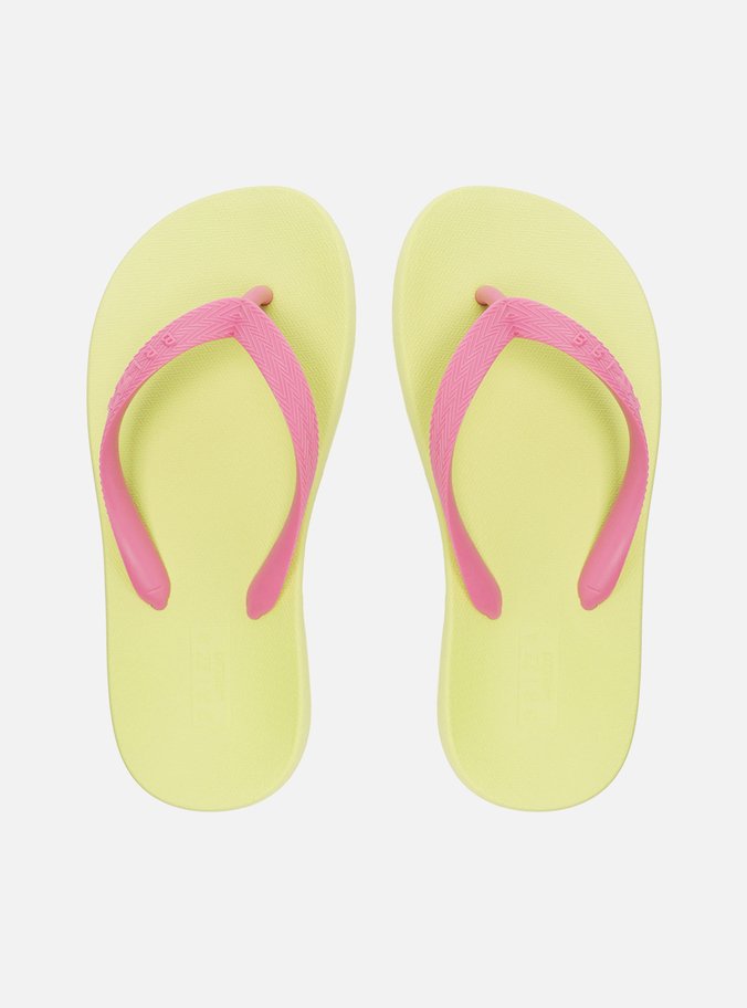 Chinelo de Dedo Amarelo Bicolor Ibiza Brizza