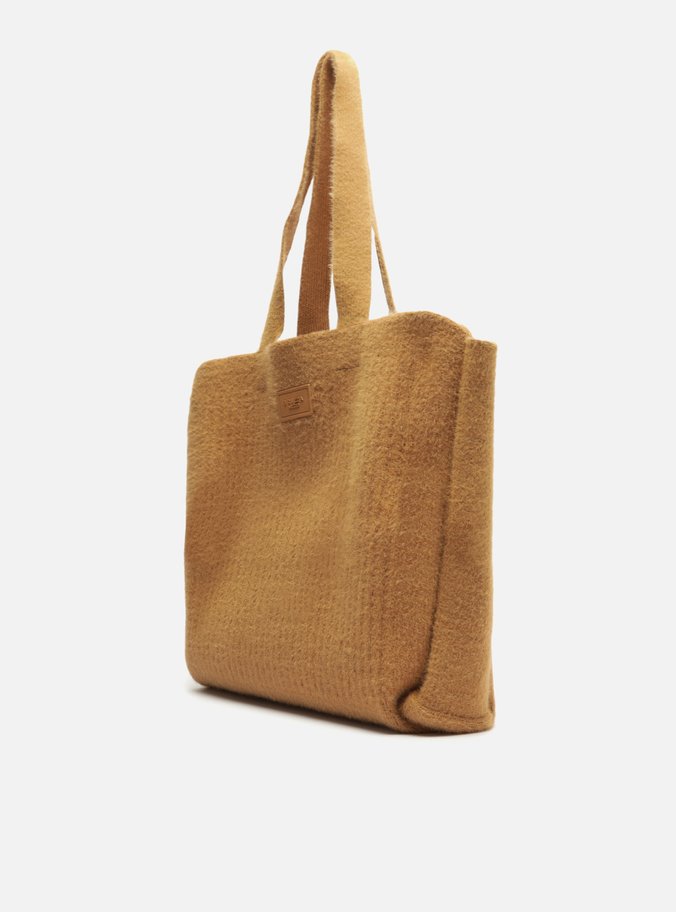 Bolsa Shopping Marrom Pelo Mônaco Grande