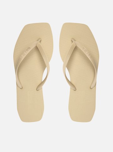 Chinelo de Dedo Off-White Básico Square Brizza