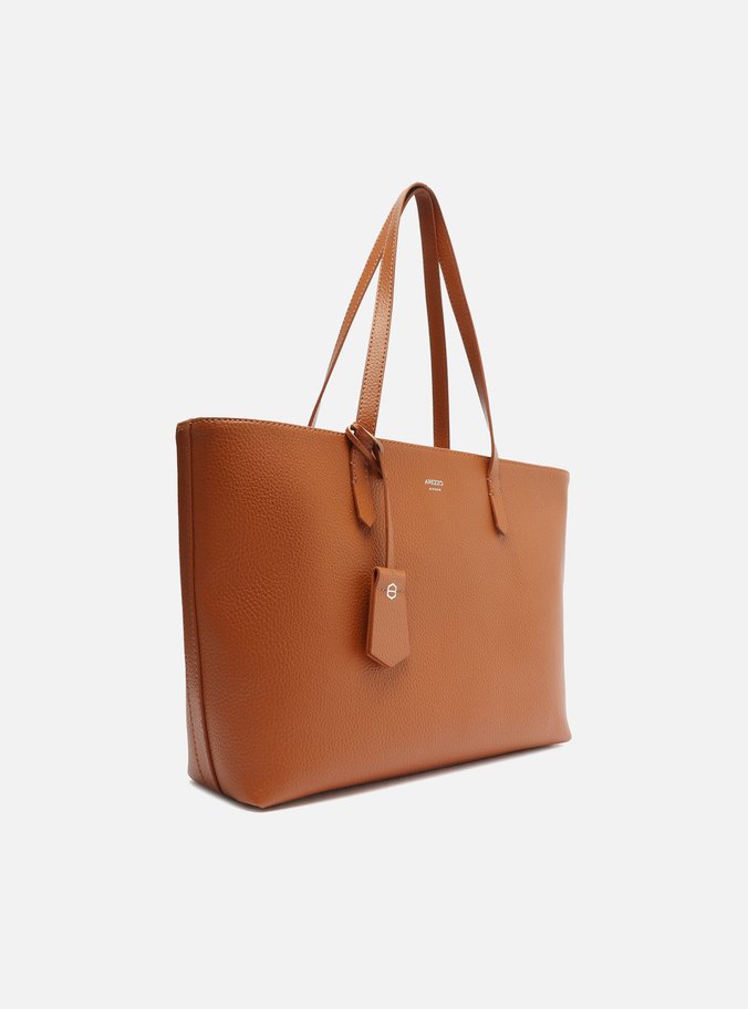 Bolsa Shopping Marrom Grande Bag Charm