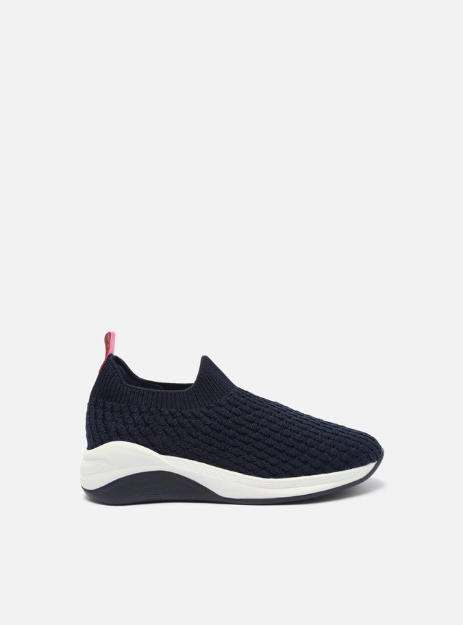 Tênis Infantil Slip On Marinho Knit