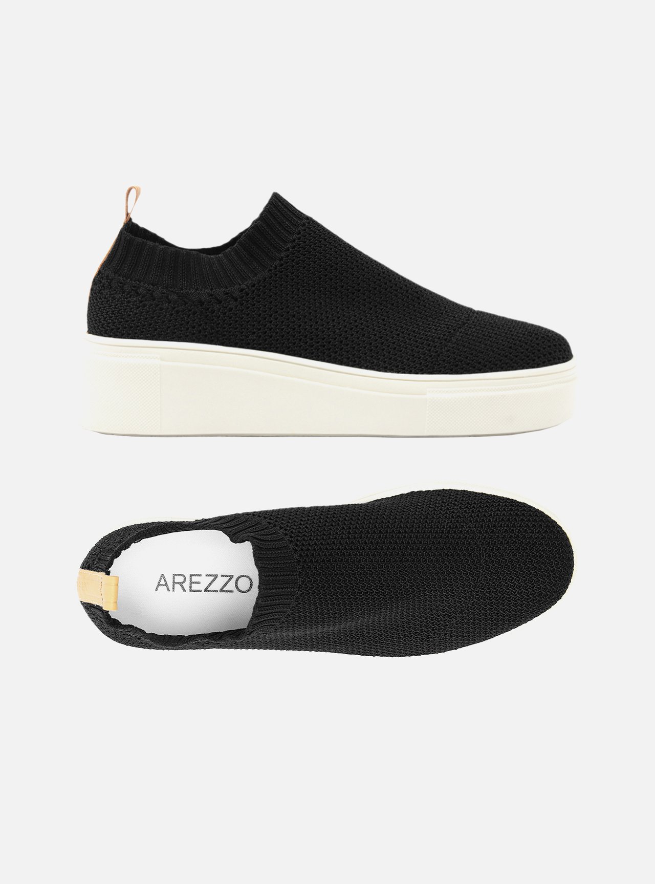 Tênis Slip On Preto Tricot — foto 6