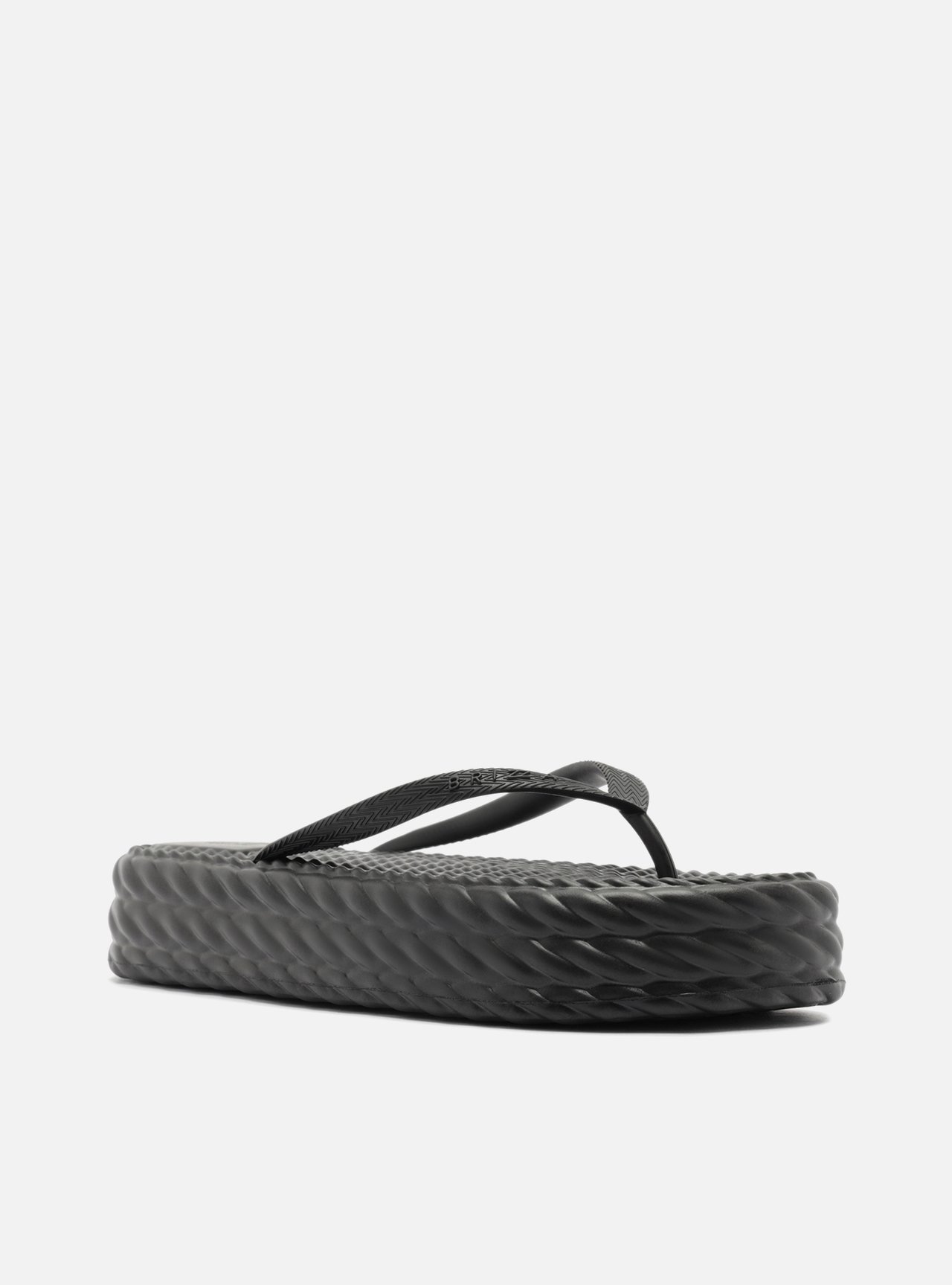 Chinelo de Dedo Preto Marrocos Flip Flop — foto 2