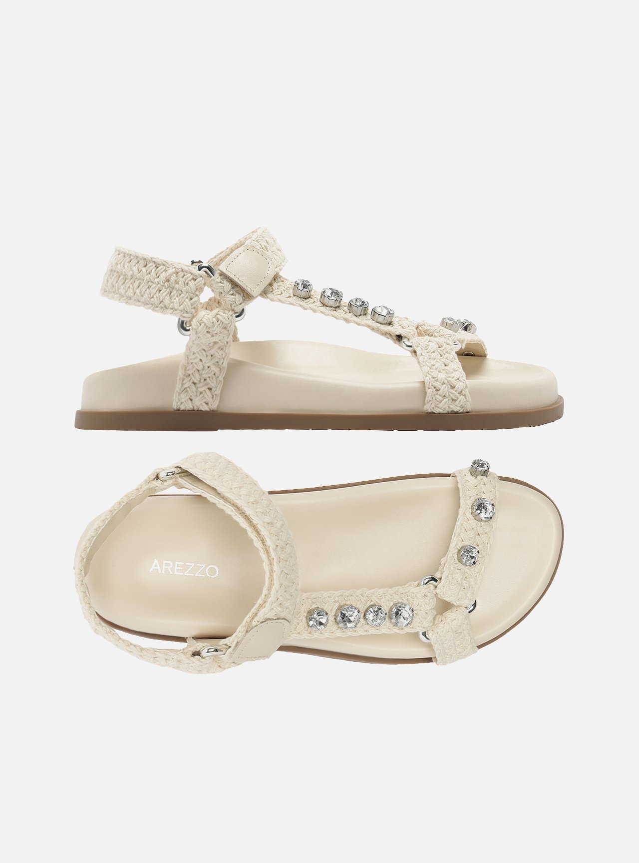 Sandália Off-White Flatform Bordada Mykonos — foto 6