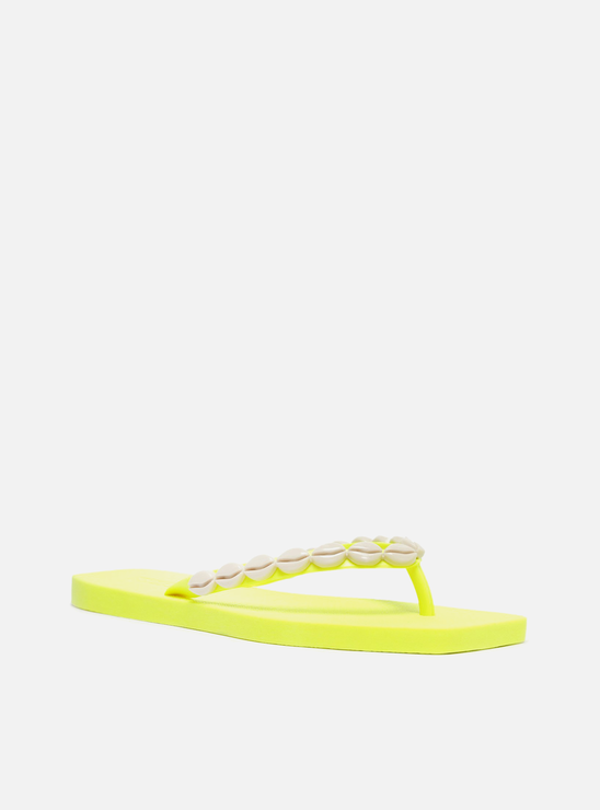 Chinelo Bico Quadrado Amarelo Búzios Brizza Fun
