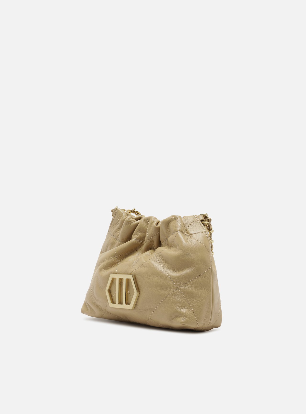 Bolsa Tiracolo Nude Couro Pequena — foto 2