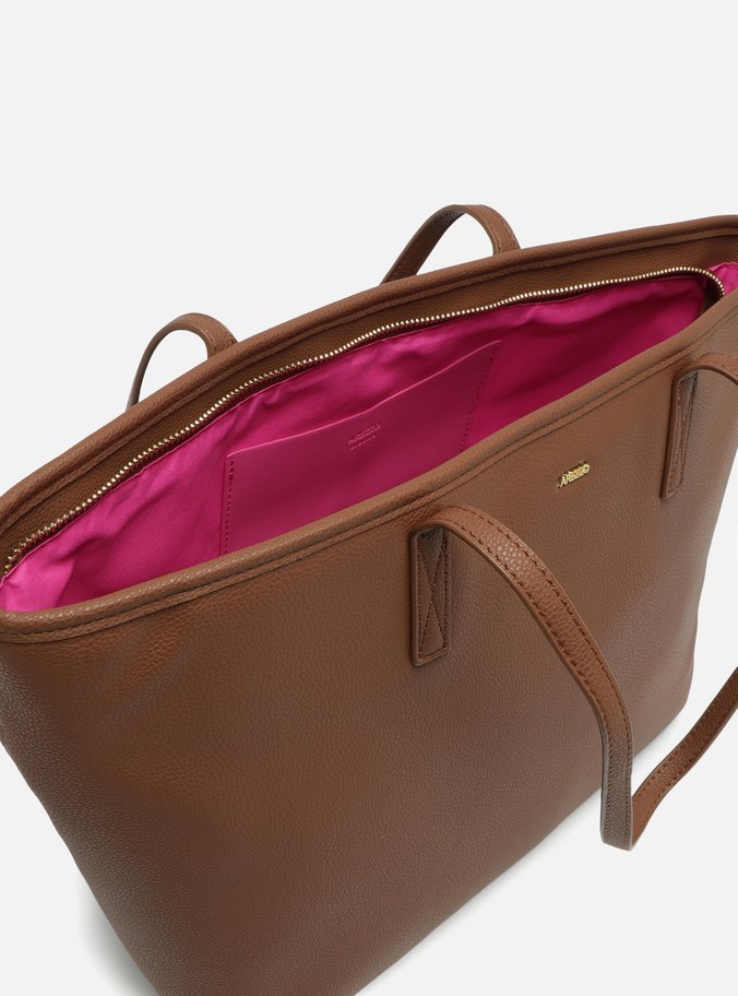 Bolsa Shopping Marrom Grande