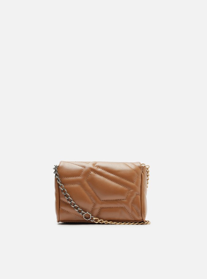Mini Bag Tiracolo Marrom Nut Couro Emma