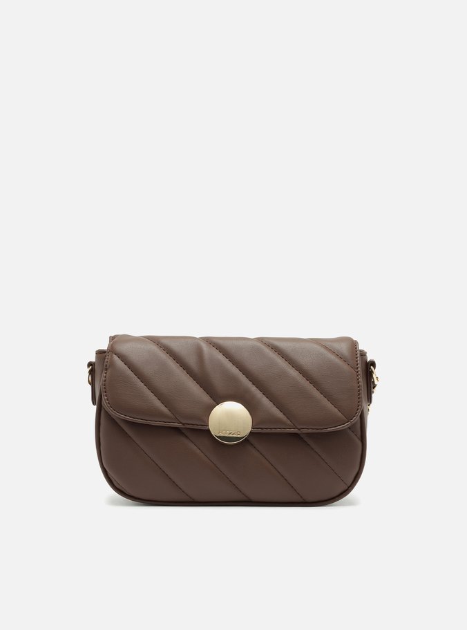Bolsa Tiracolo Marrom Pequena Matelassê