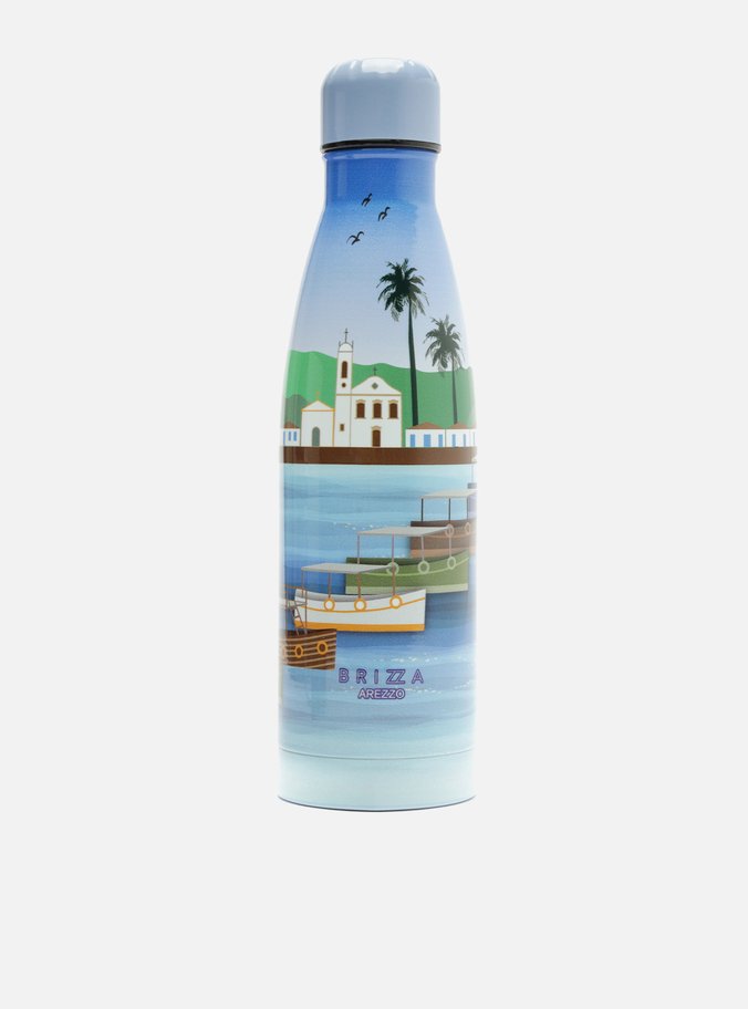 Garrafa Azul Estampa Brizza