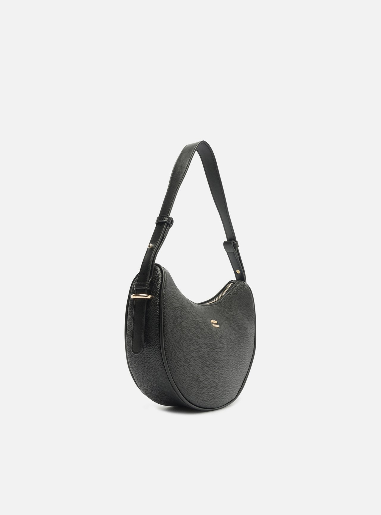 Bolsa Shoulder Preta Pequena Metais — foto 5