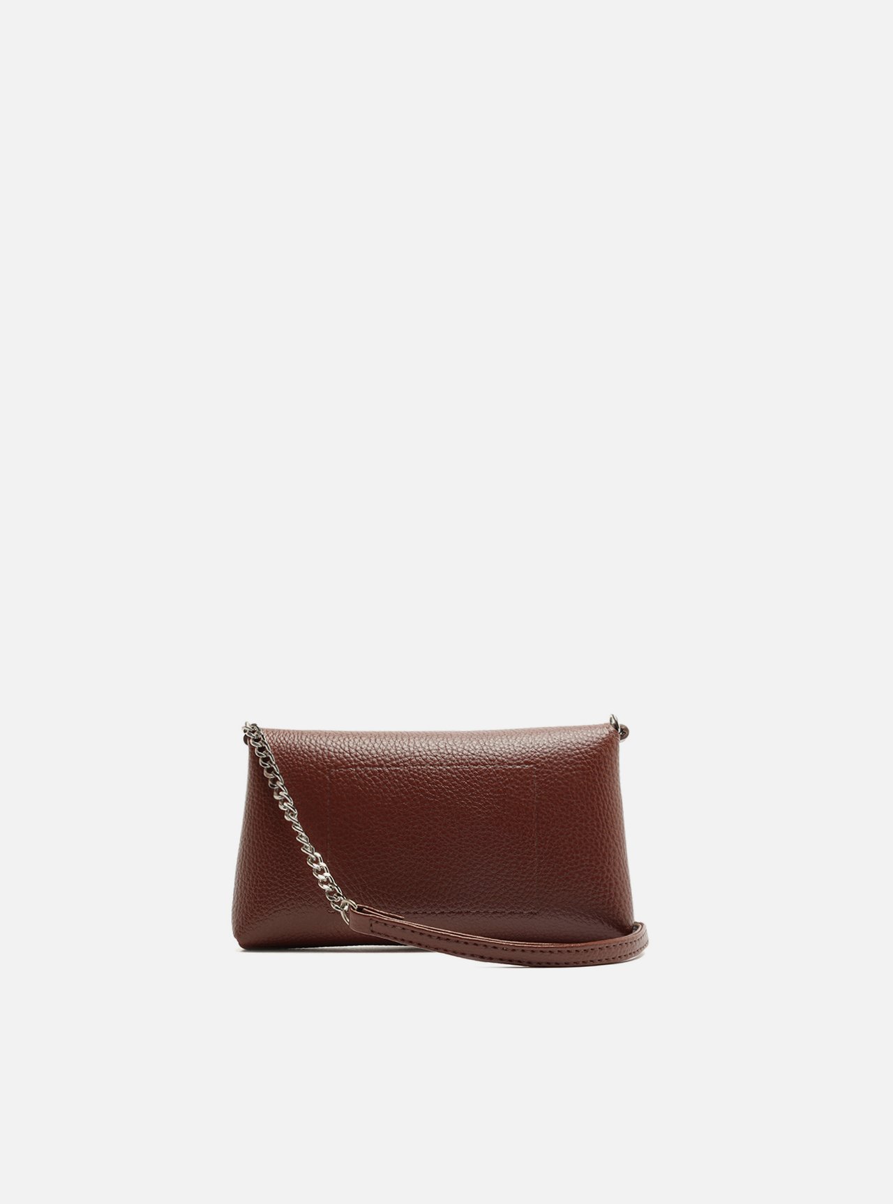 Bolsa Tiracolo Marrom Pequena Corrente — foto 3