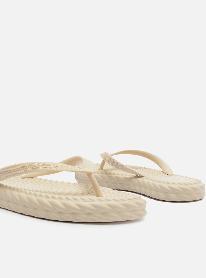 Chinelo de Dedo Branco Marrocos Flip Flop